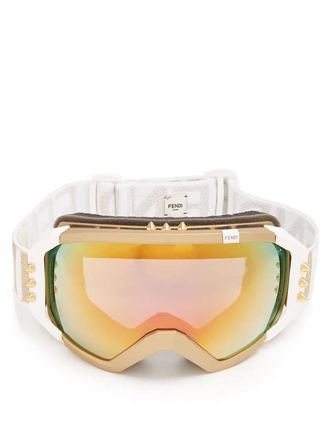 fendi ski goggles|fendi gold ski goggles.